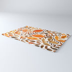 Autumn watercolor leaves Rug Gallery Image 3