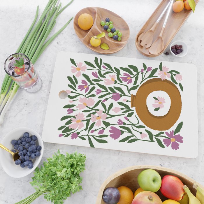 A Vase Full of Spring Cutting Board Gallery Image 2