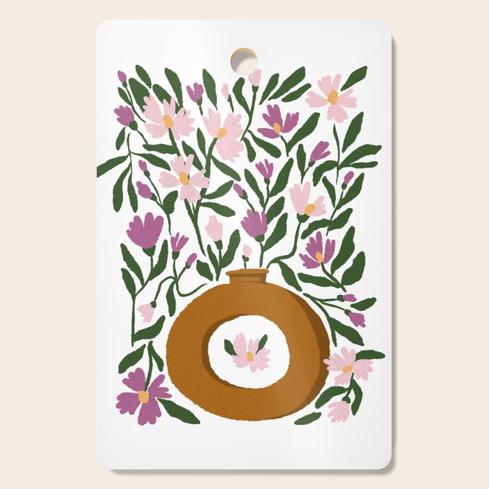 A Vase Full of Spring Cutting Board Gallery Image 1