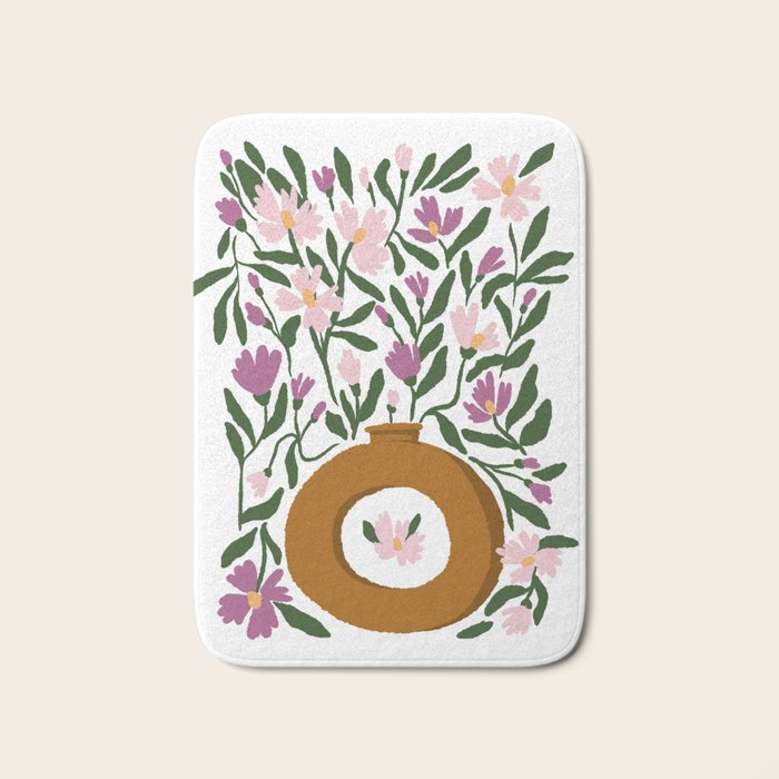 A Vase Full of Spring Bath Mat Gallery Image 1