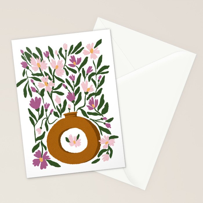 A Vase Full of Spring Stationery Card Gallery Image 2