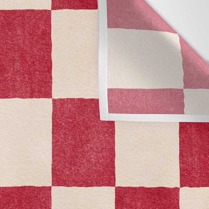 CHECKER - 001 - Tomato Wall Tapestry Gallery Image 3