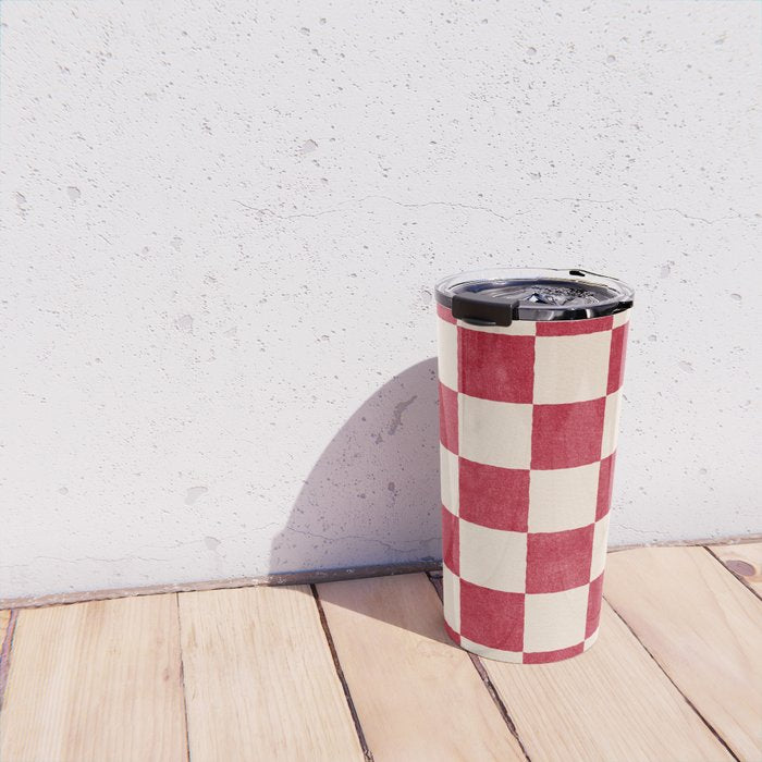 CHECKER - 001 - Tomato Travel Mug Gallery Image 4