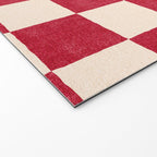 CHECKER - 001 - Tomato Welcome Mat Gallery Image 2