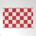 CHECKER - 001 - Tomato Welcome Mat Gallery Image 1