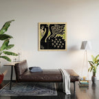 Black Swan 123 Wood Wall Art Gallery Image 2