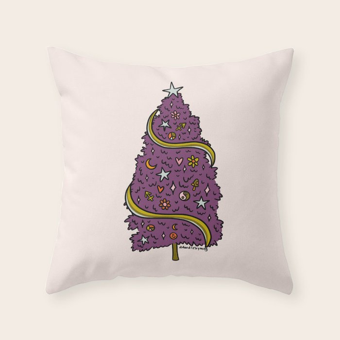Sagittarius Tree Throw Pillow Gallery Image 1