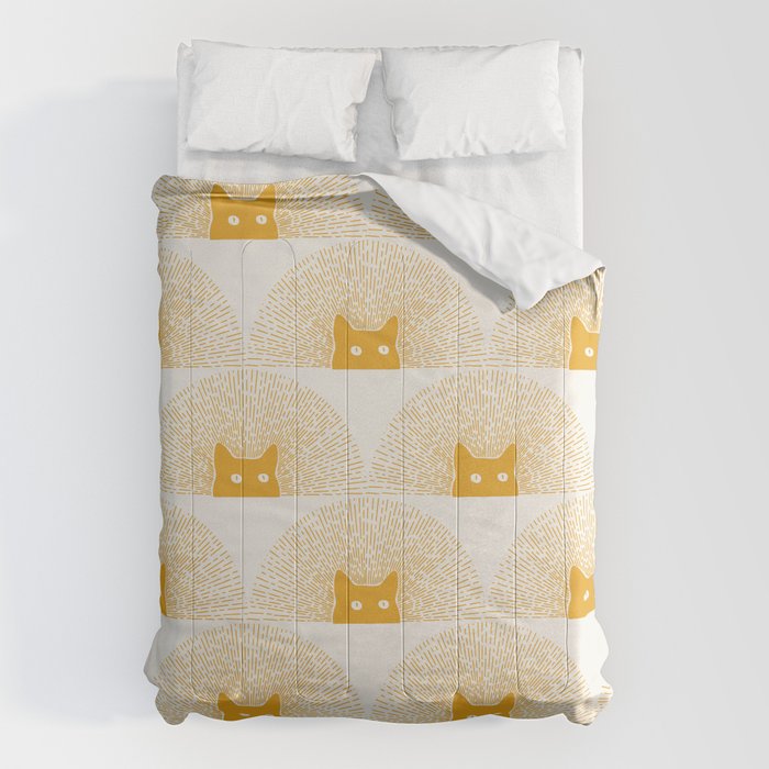 Good Meowning Pattern Comforter Gallery Image 1
