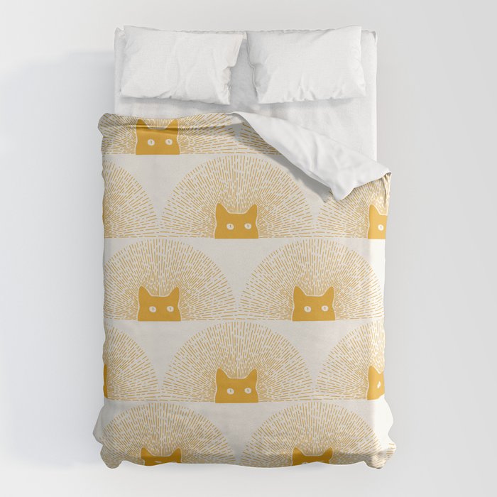 Good Meowning Pattern Duvet Cover Gallery Image 6