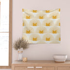 Good Meowning Pattern Wall Tapestry Gallery Image 2