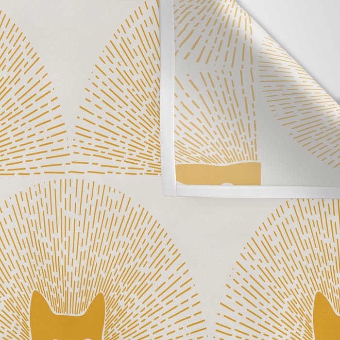 Good Meowning Pattern Wall Tapestry Gallery Image 3