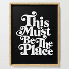 This Must Be The Place - Black & White Serving Tray Gallery Image 1