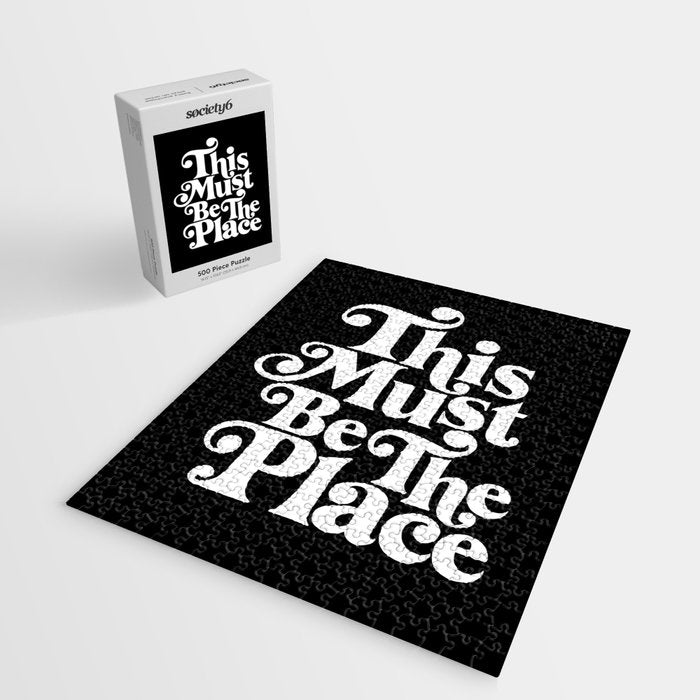 This Must Be The Place - Black & White Jigsaw Puzzle Gallery Image 2