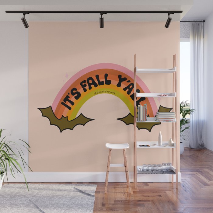 It's Fall Y'all Wall Mural Gallery Image 1
