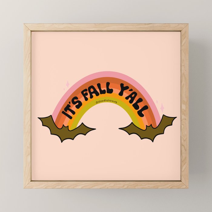 It's Fall Y'all Mini Art Print Gallery Image 1