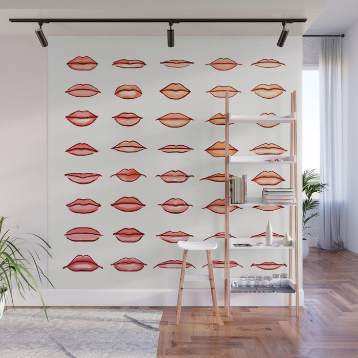 Lips II Wall Mural Gallery Image 1