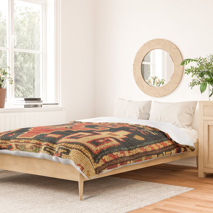 Shahsavan Sumakh Northwest Persian Azerbaijan Bag Print Duvet Cover Gallery Image 2