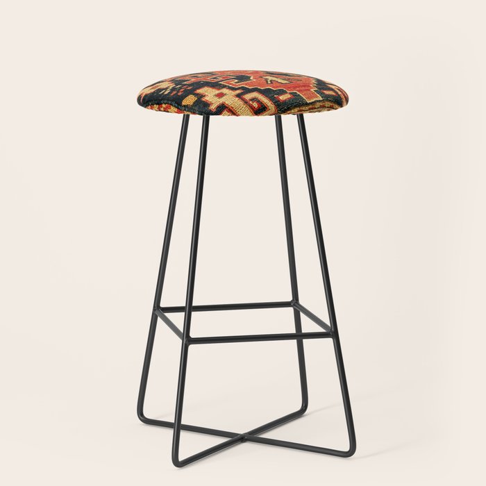 Shahsavan Sumakh Northwest Persian Azerbaijan Bag Print Stool Gallery Image 1