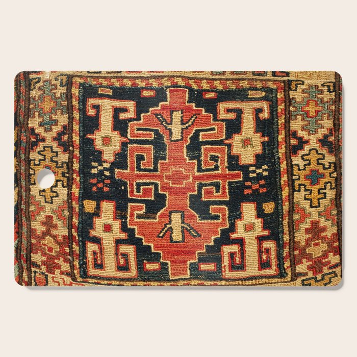 Shahsavan Sumakh Northwest Persian Azerbaijan Bag Print Cutting Board Gallery Image 1