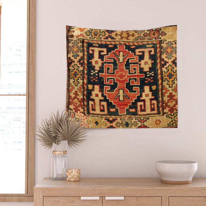 Shahsavan Sumakh Northwest Persian Azerbaijan Bag Print Wall Tapestry Gallery Image 2