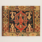 Shahsavan Sumakh Northwest Persian Azerbaijan Bag Print Jigsaw Puzzle Gallery Image 1