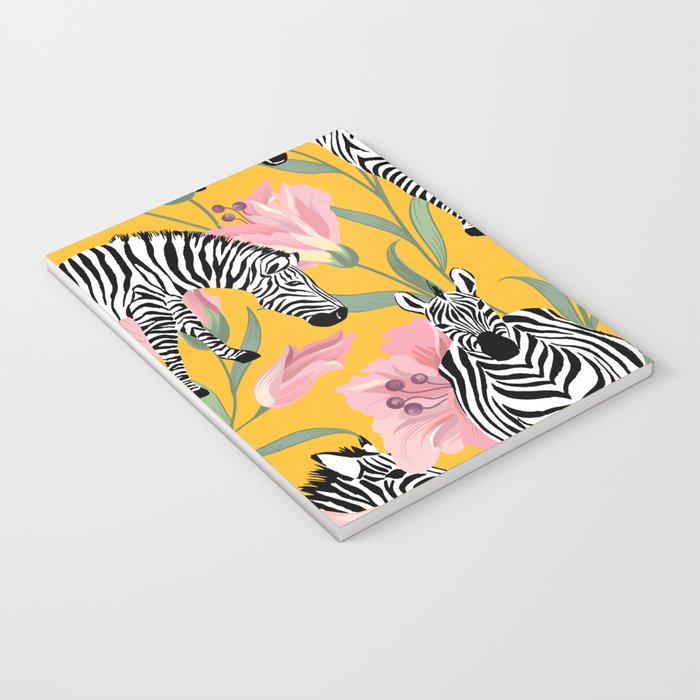 Striped For Life | Zebra Mango Forest | Modern Bohemian Wildlife Jungle | Botanical Nature Notebook Gallery Image 3