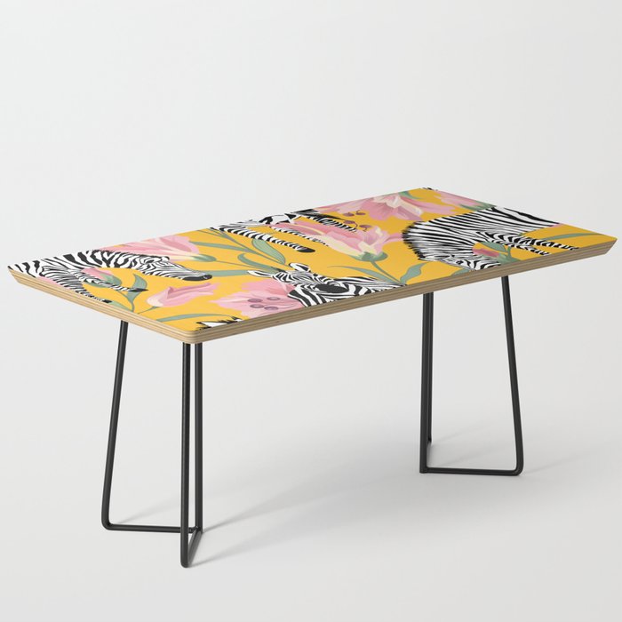 Striped For Life | Zebra Mango Forest | Modern Bohemian Wildlife Jungle | Botanical Nature Coffee Table Gallery Image 1