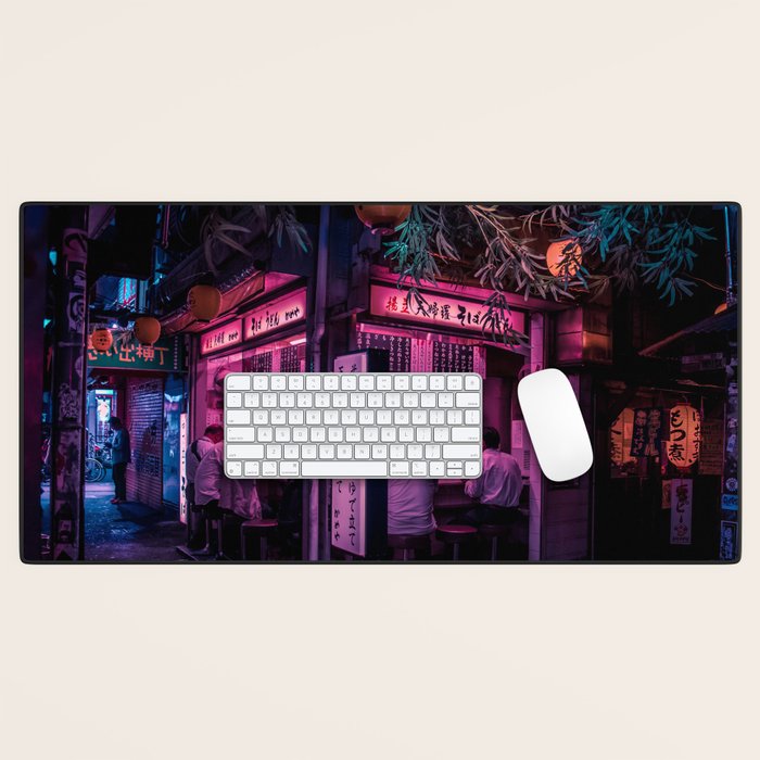 Ramen Corner in Tokyo Desk Mat Gallery Image 1