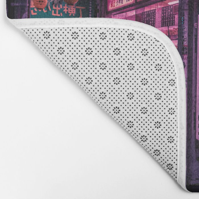 Ramen Corner in Tokyo Bath Mat Gallery Image 2