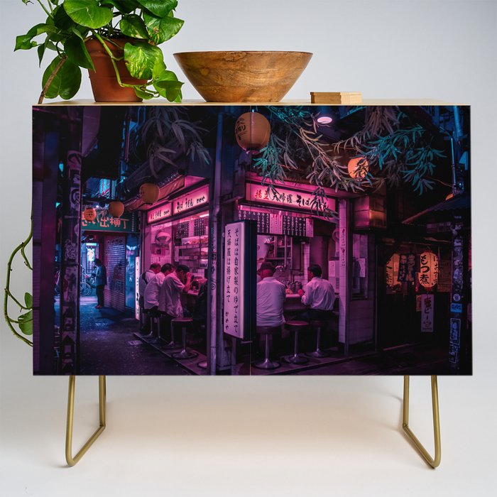 Ramen Corner in Tokyo Credenza Gallery Image 1