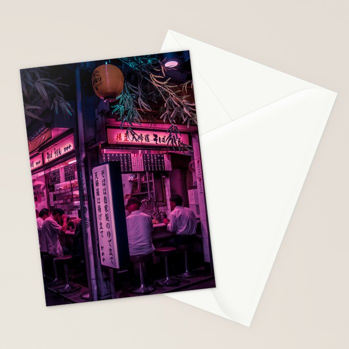 Ramen Corner in Tokyo Stationery Card Gallery Image 2