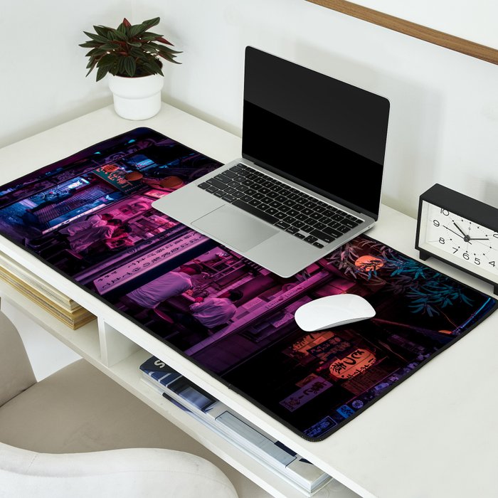 Ramen Corner in Tokyo Desk Mat Gallery Image 2