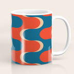 Retro groovy vintage 70s pattern Coffee Mug Gallery Image 1