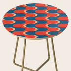 Retro groovy vintage 70s pattern Side Table Gallery Image 2