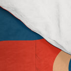 Retro groovy vintage 70s pattern Comforter Gallery Image 4