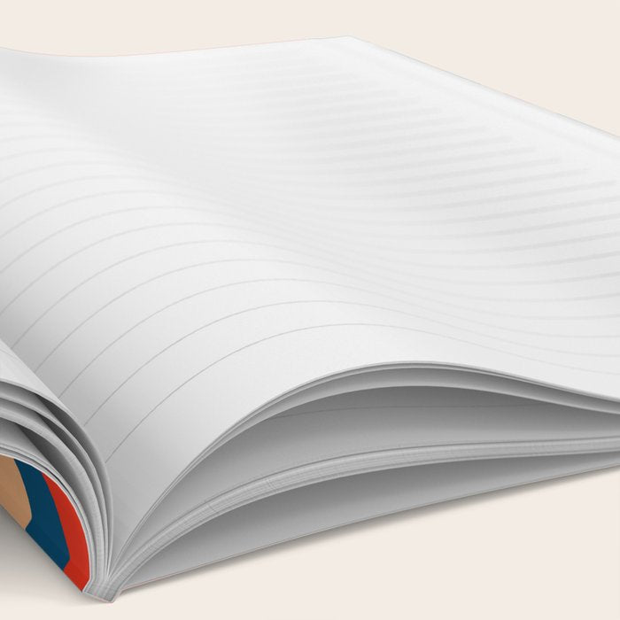 Retro groovy vintage 70s pattern Notebook Gallery Image 2