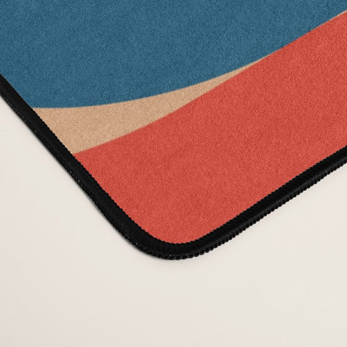 Retro groovy vintage 70s pattern Desk Mat Gallery Image 4