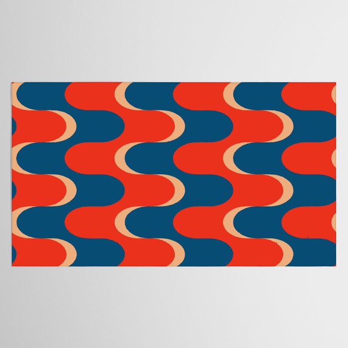 Retro groovy vintage 70s pattern Tablecloth Gallery Image 2