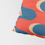 Retro groovy vintage 70s pattern Pillow Sham Gallery Image 4