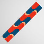 Retro groovy vintage 70s pattern Table Runner Gallery Image 3