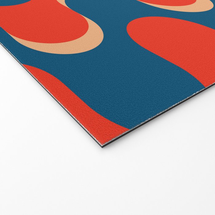 Retro groovy vintage 70s pattern Welcome Mat Gallery Image 2