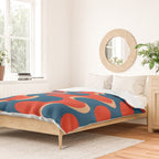 Retro groovy vintage 70s pattern Duvet Cover Gallery Image 2