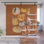 Pumpkins Galore Wall Mural Gallery Image 1