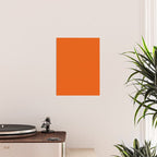 Orange Soda Solid Summer Party Color Poster Gallery Image 2