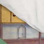 The Story of the Princess of the Blue Pavillion Antique Indian Miniature Painted Illustration Comforter Gallery Image 4