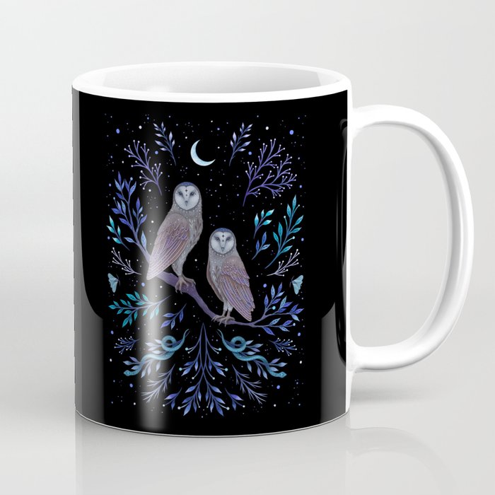 Owls in the Moonlight Coffee Mug Gallery Image 1