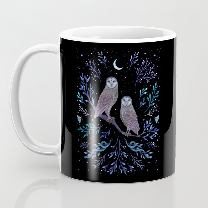 Owls in the Moonlight Coffee Mug Gallery Image 3