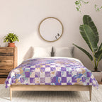 Grid of artistic strokes L Comforter Gallery Image 3