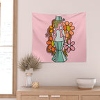 Aquarius Lava Lamp Wall Tapestry Gallery Image 2