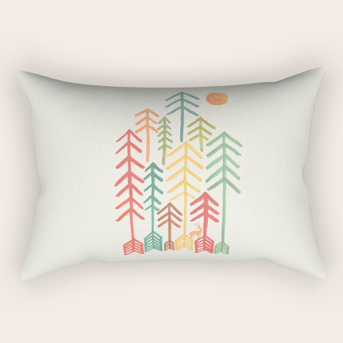 Arrow forest Rectangular Pillow Gallery Image 1